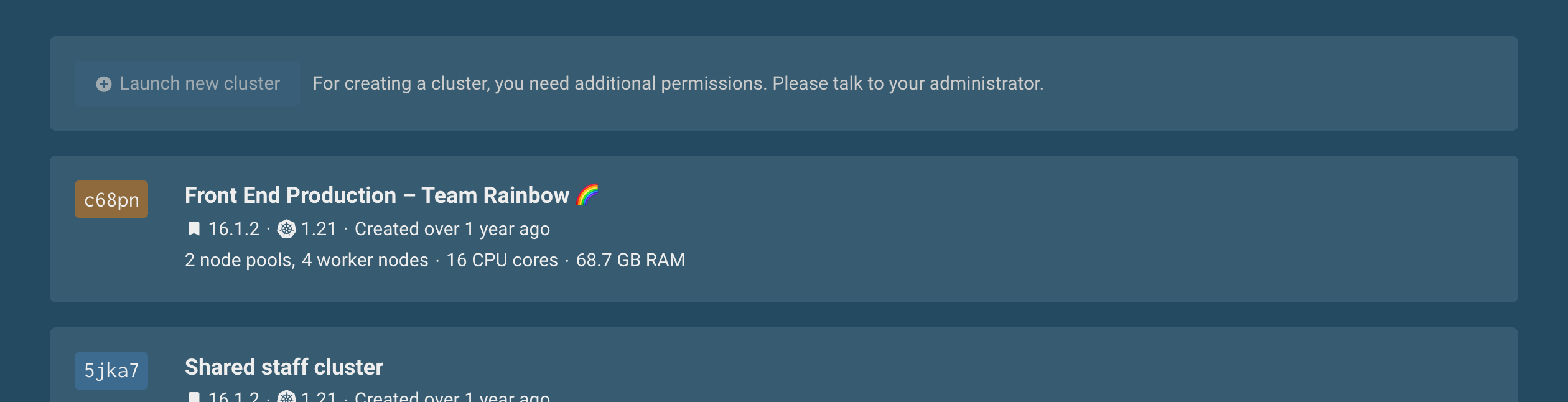 launch-new-cluster-disabled